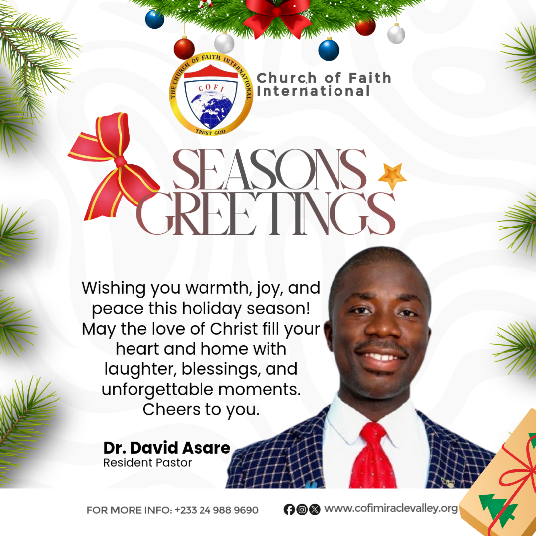 Church of Faith International Christmas Greetings